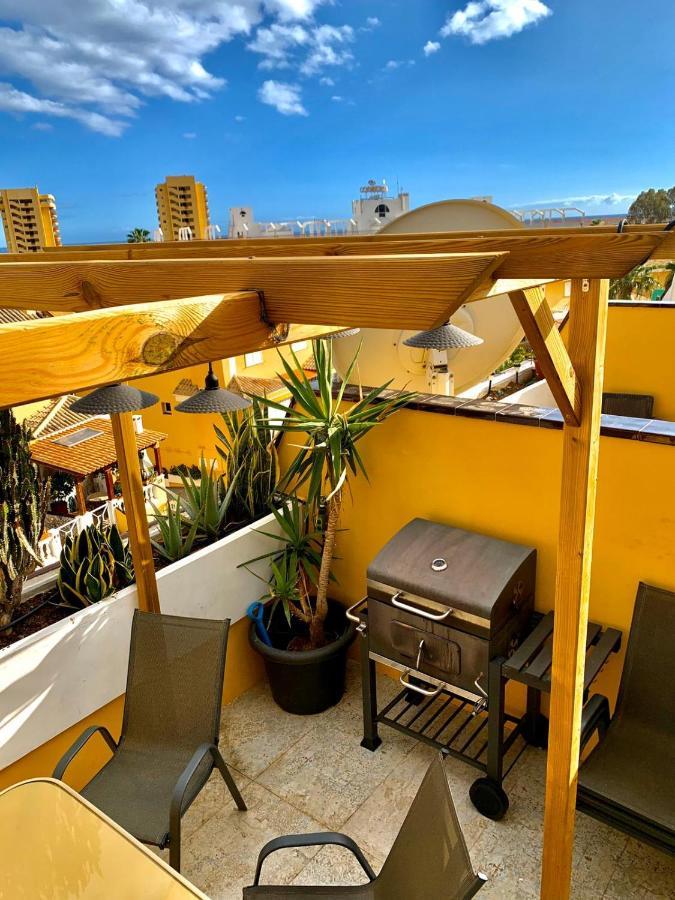 Lux Lovely 3 Bedroom Duplex With Solarium In Centre Of Playa Las Americas Arona  Exteriör bild