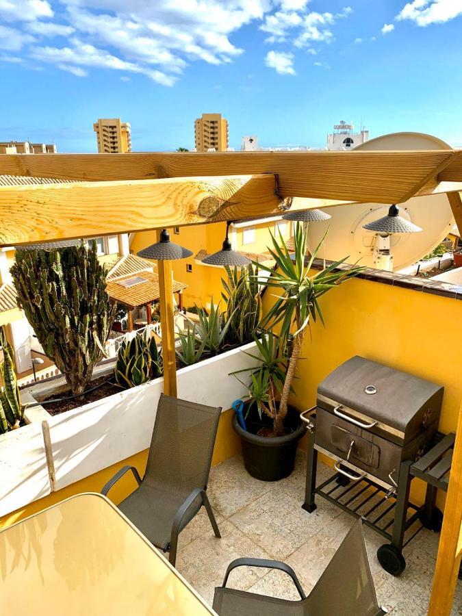 Lux Lovely 3 Bedroom Duplex With Solarium In Centre Of Playa Las Americas Arona  Exteriör bild